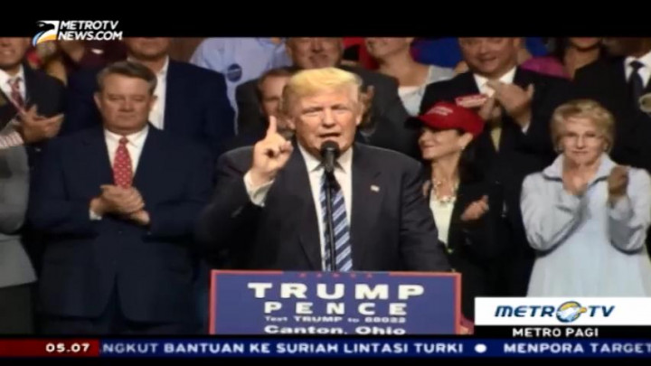 Trump Menyindir Kesehatan Hillary