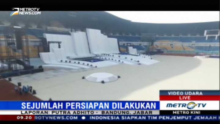 Persiapan Jelang Upacara Pembukaan PON 2016