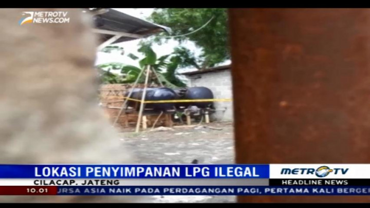 Polisi Gerebek Tempat Penyaluran LPG Ilegal