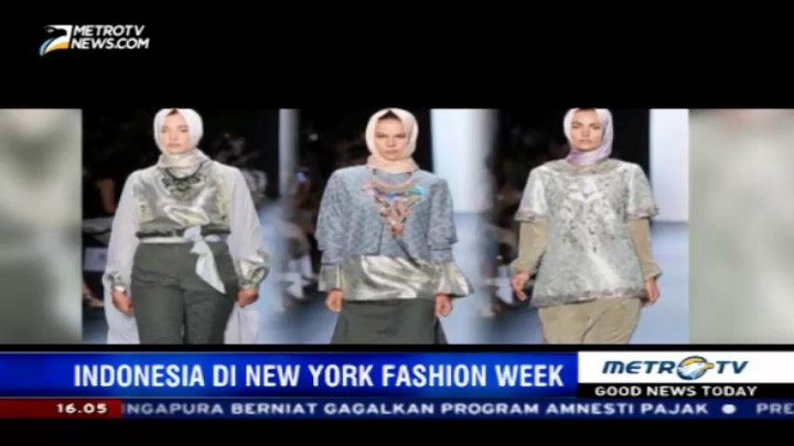 Desainer Busana Muslim Indonesia Cetak Sejarah di NYFW