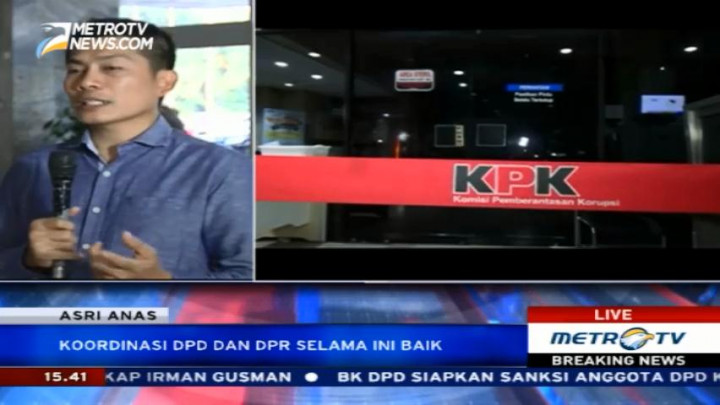 Asri Anas: DPD Tak Miliki Hak Budget