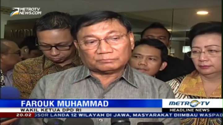 Penonaktifan Irman Gusman Tunggu Keterangan Resmi KPK ke DPD