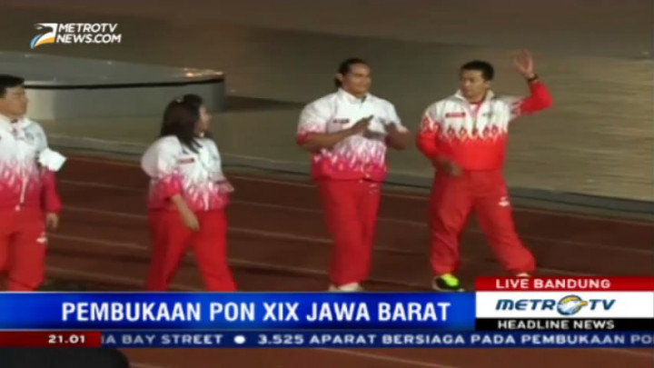 Atlet-atlet Legendaris Semarakkan Pembukaan PON 2016 Jabar