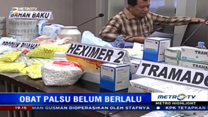 Kewenangan Lemah, Obat Palsu Marak