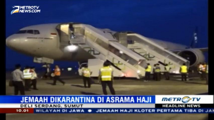 Antisipasi MERS, Kemenkes Periksa Jemaah Haji yang Tiba di Kualanamu