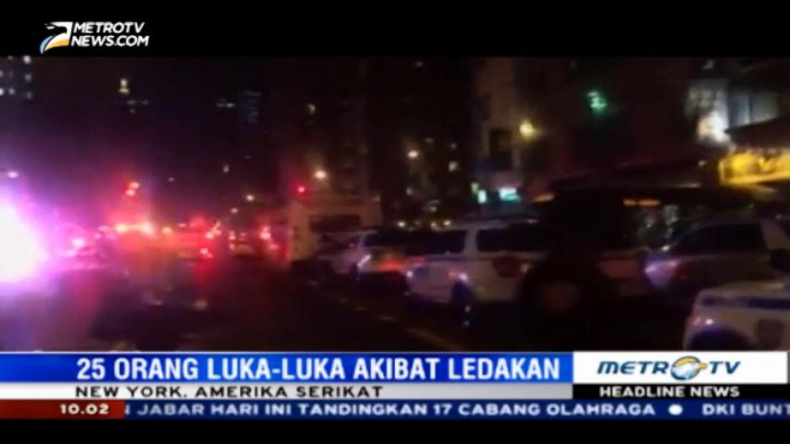 25 Orang Terluka Akibat Ledakan di Manhattan