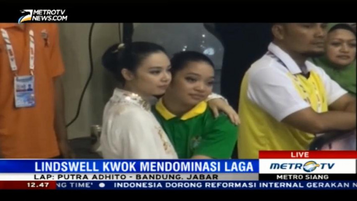 Lindswell Kwok Mendominasi Laga Wushu PON XIX
