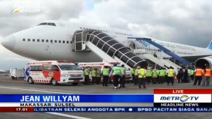Tertunda 6 Jam, Jemaah Haji Kloter I Tiba di Makassar