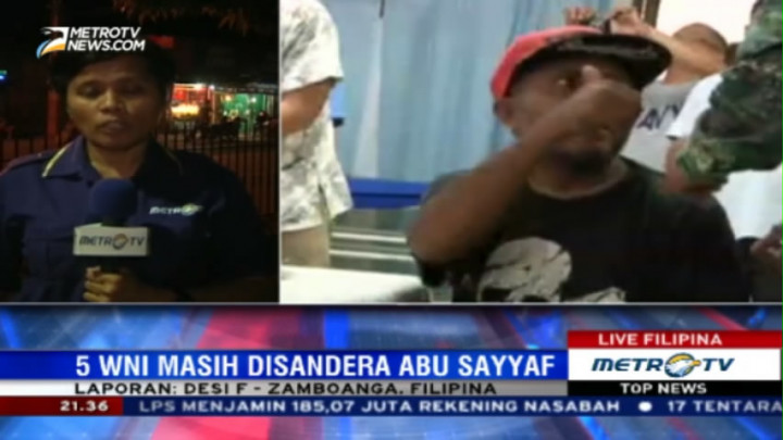Tiga WNI Sandera Abu Sayyaf yang Dibebaskan Diterbangkan Malam Ini