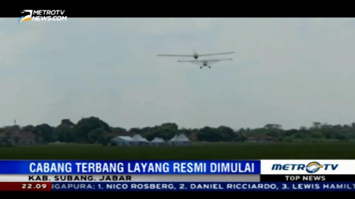 Cabang Olahraga Terbang Layang Mulai Dipertandingkan