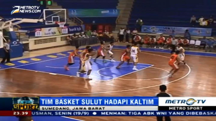Tim Basket Putra Sulut Kalahkan Kaltim