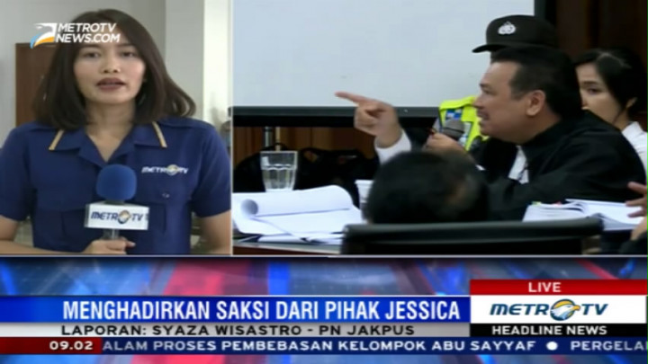 Jessica Kembali akan Hadirkan Saksi Meringankan