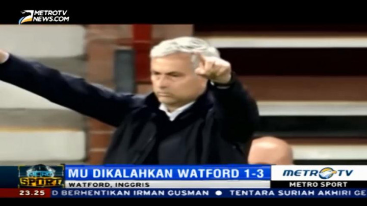 Mou Salahkan Wasit atas Kekalahan MU