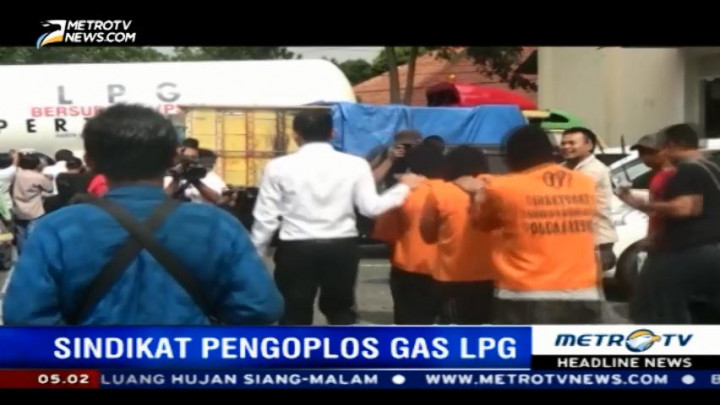 Polisi Ungkap Sindikat Pengoplos Gas Bersubsidi di Semarang