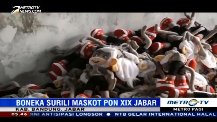 Pengrajin Boneka Maskot PON Kebanjiran Pesanan