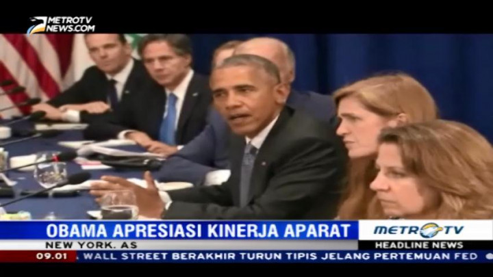 Obama Apresiasi Kinerja Aparat Ringkus Pengebom New York