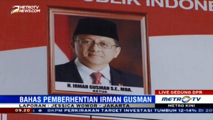 DPD Gelar Sidang Paripurna Pemberhentian Irman Gusman