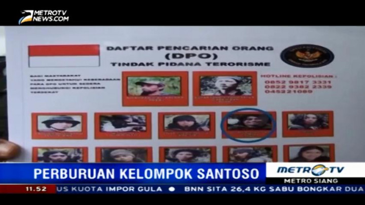 DPO Teroris Poso Tersisa 11 Orang