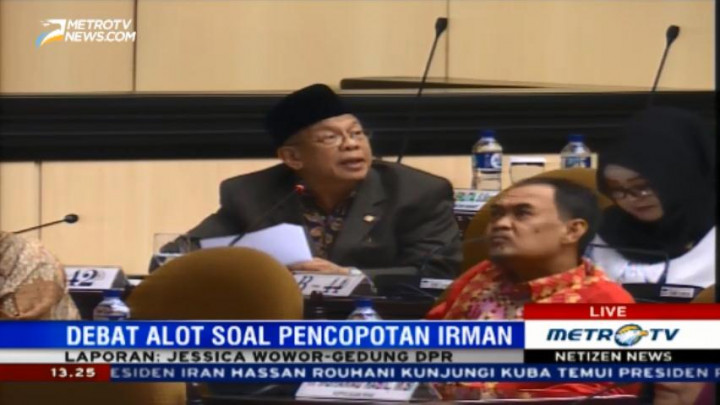 Irman Gusman Belum Resmi Diberhentikan