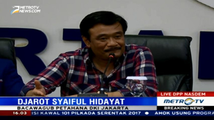 Djarot: Yang Lalu Tutup Saja, Kita Buka Lembar Baru