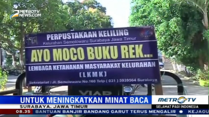 Tingkatkan Minat Baca dengan Perpustakaan Keliling
