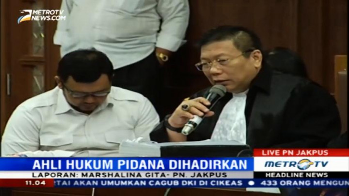 Jessica Hadirkan Saksi Ahli Hukum Pidana