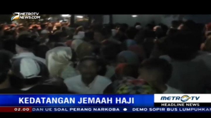 Kedatangan Jamaah Haji di Kabupaten Tangerang Diwarnai Kericuhan