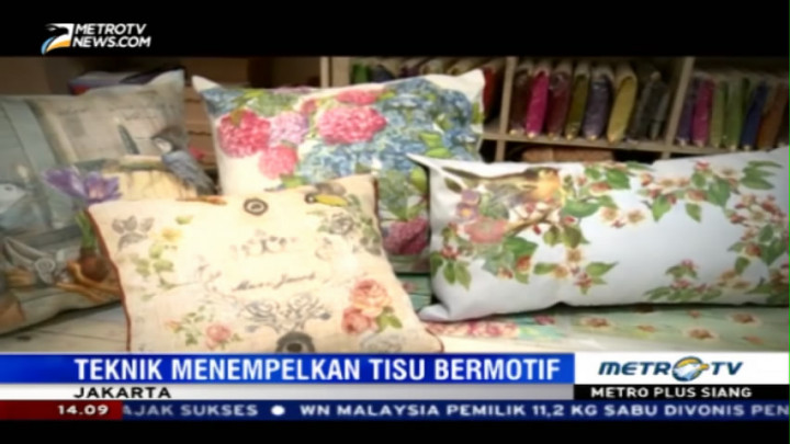 Decoupage, Teknik Menghias Barang dengan Tisu Bermotif