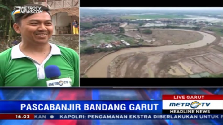 Warga Garut Keluhkan Bantuan Tenaga untuk Bersihkan Puing Bangunan