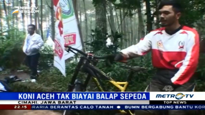 Atlet Downhill Asal Aceh Berlaga di PON dengan Biaya Pribadi