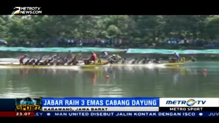 Jabar Raih Tiga Emas di Cabor Dayung