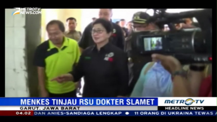 Menkes Tinjau Rumah Sakit yang Diterjang Banjir Bandang di Garut