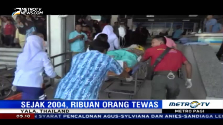 Serangan Bom dan Baku Tembak di Thailand, Tiga Polisi Tewas