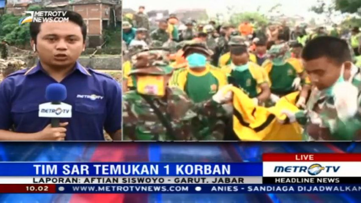 Petugas Kembali Temukan Dua Jenazah Korban Banjir Garut