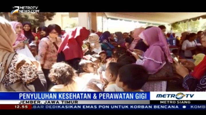 Warga Jember Ikuti Penyuluhan Kesehatan Gigi di BKGN