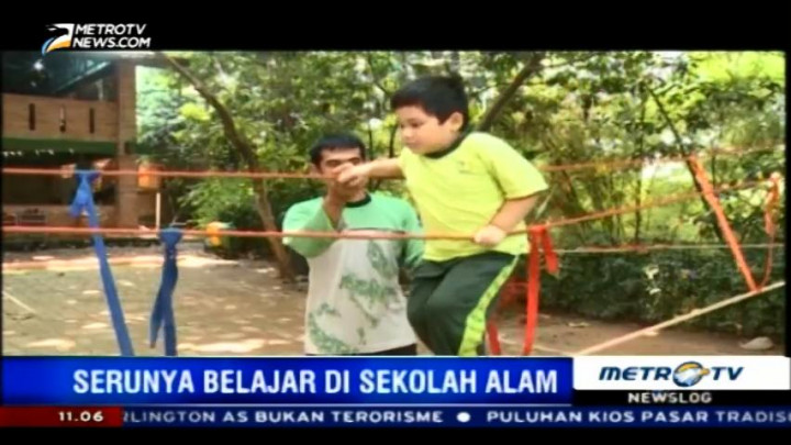 Serunya Belajar di Sekolah Alam