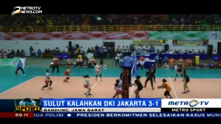 Tim Voli Putri Sulut Taklukkan DKI 3-1