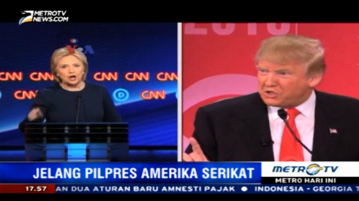Jelang Debat Perdana Capres AS
