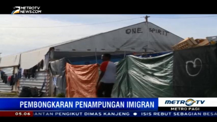 Imigran di Prancis Kecewa Kamp Penampungannya Dibongkar