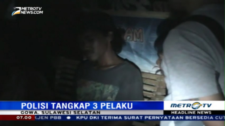 Polisi Tangkap Tiga Terduga Pelaku Pembakaran Kantor DPRD Gowa