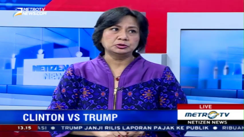 Debat Perdana, Hillary Dinilai Lebih Siap Dibanding Trump