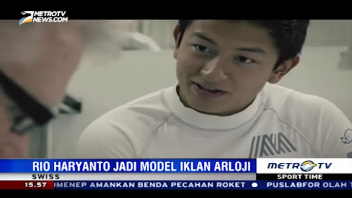 Rio Haryanto Jadi Model Iklan Arloji