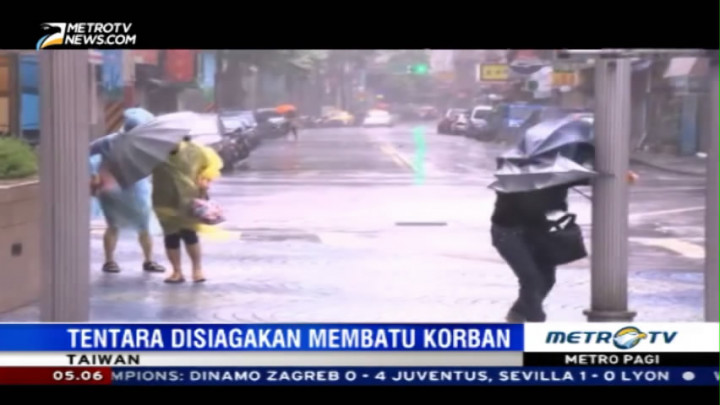 Taiwan Kembali Dilanda Topan Megi