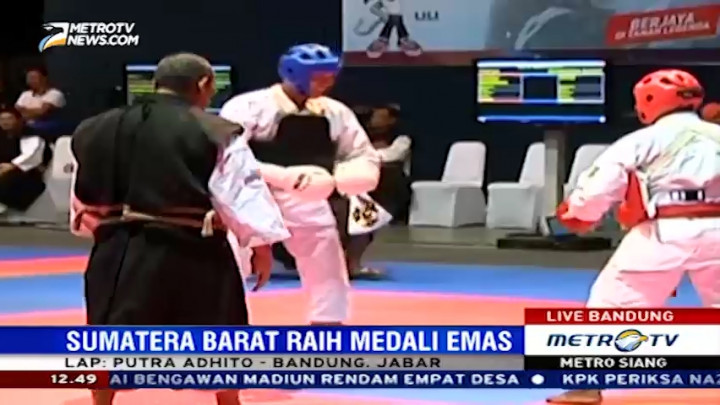 Atlet Kempo Sumbar Raih Mendali Emas di PON XIX