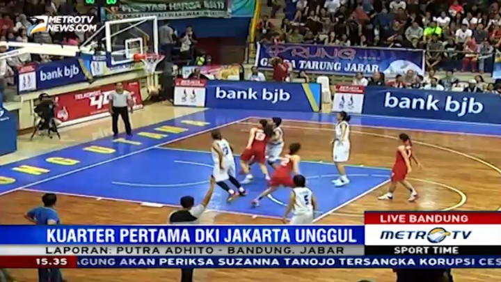 Final Basket Putri Pertemukan DKI Jakarta dan Jateng