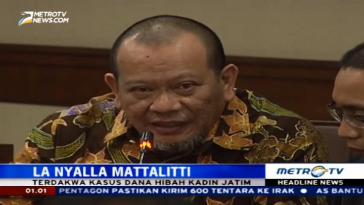 La Nyalla Mengaku Tak Tahu Soal Pencairan Dana Kadin Rp5,3 M