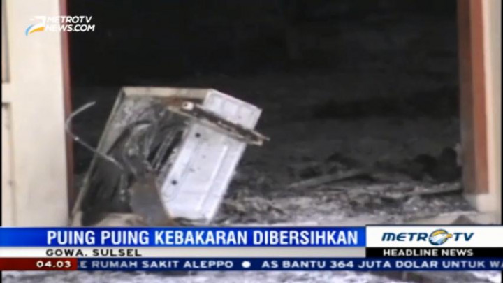 Gedung DPRD Gowa Rusak Dibakar, Kerugian Capai Rp6 M