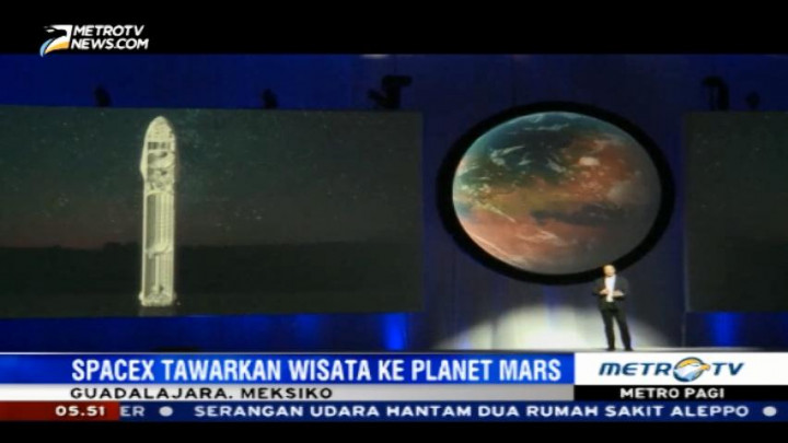SpaceX Tawarkan Wisata ke Planet Mars