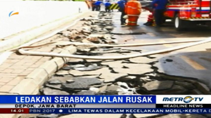 Terjadi Ledakan di Depan Depok Town Square