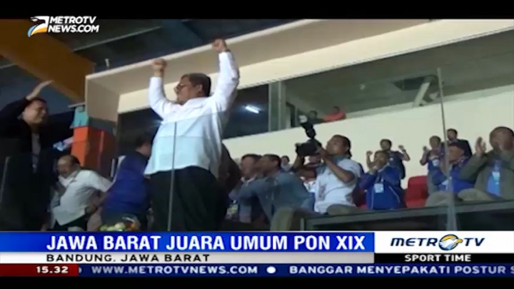 Emas dari Cabor Sepak Bola Sempurnakan Gelar Juara Umum Jawa Barat